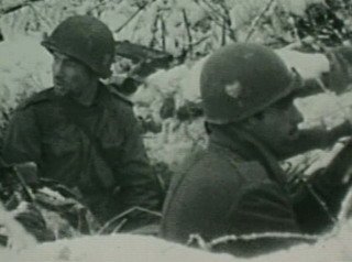 Spadochroniarze z kompanii D lub E/502nd PIR, okolice Monaville, Ardeny, grudzień 1944