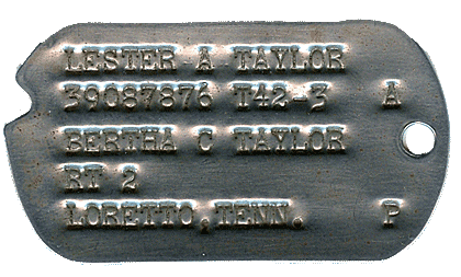 502nd PIR, Lester Alonzo Taylor
